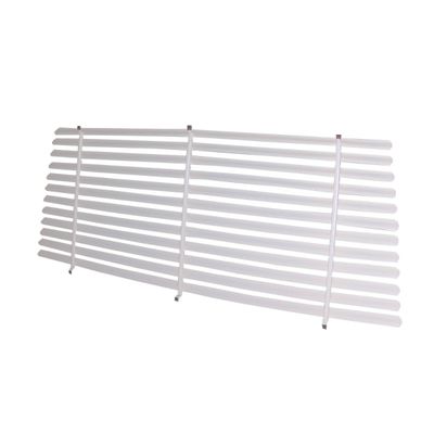 WHITE REAR SMALL VENETIAN BLIND AUTO SHADE FOR VOLKSWAGEN 1950 - 1962 MODEL TRANSPORTER KOMBI