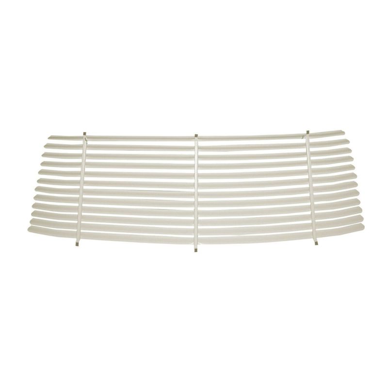 WHITE VENETIAN BLIND AUTO SHADE FOR HYUNDAI EXCEL 3 & 5 DOOR HATCH FEBRUARY 1986 - JUNE 1989
