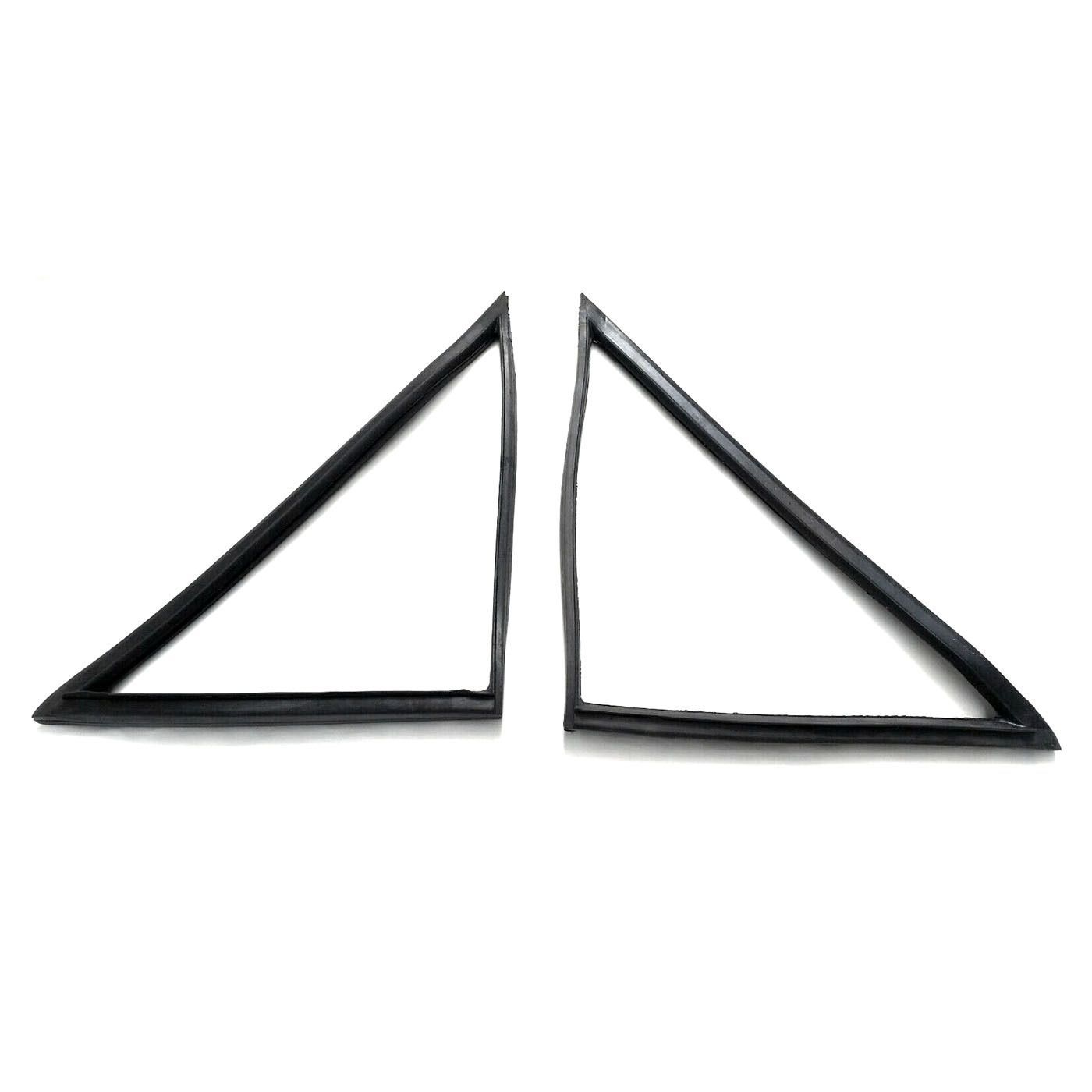 Front Fixed 1/4 Quarter Window Vent Rubber Seals for FORD CORTINA MK2 MKII 1300 2 DOOR