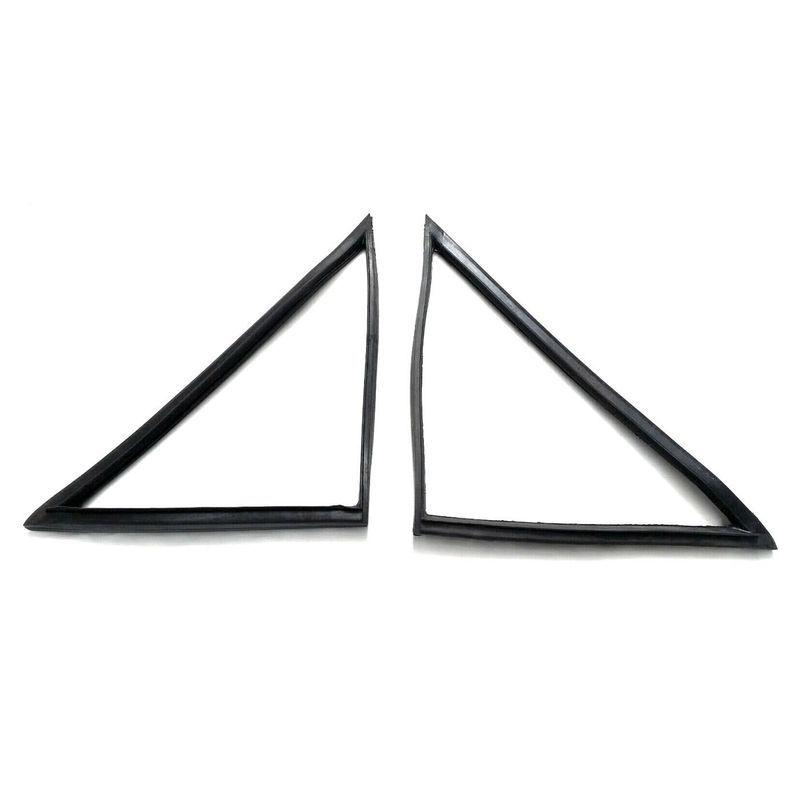 Front Fixed 1/4 Quarter Window Vent Rubber Seals for FORD CORTINA MK2 MKII 1300 2 DOOR