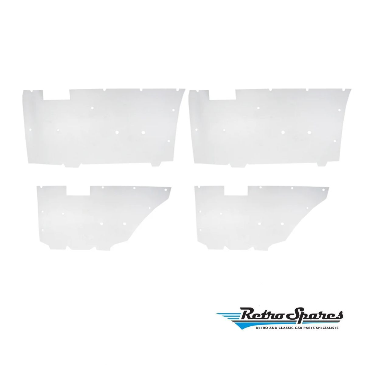 Plastic Door Trim Backing Gasket Insulator Cover Set for FORD XA XB