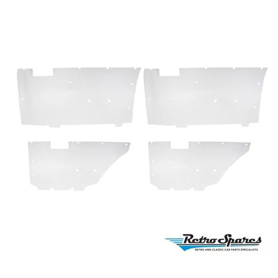 Plastic Door Trim Backing Gasket Insulator Cover Set for FORD XA XB