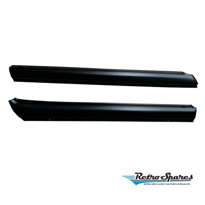 Front Door Trim Steel Tops Pair for HOLDEN HQ HJ HZ HX WB SEDAN