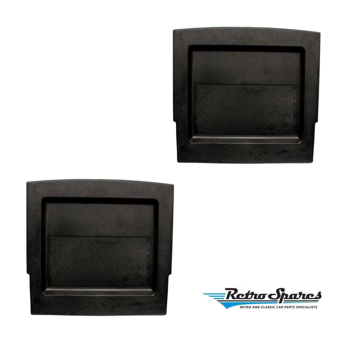 Front Bucket Seat Rear Plastic Trim Sections Pair for HOLDEN TORANA LX UC