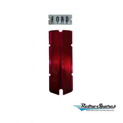 Red Grill Badge (Lens Only) for FORD FALCON XT GT
