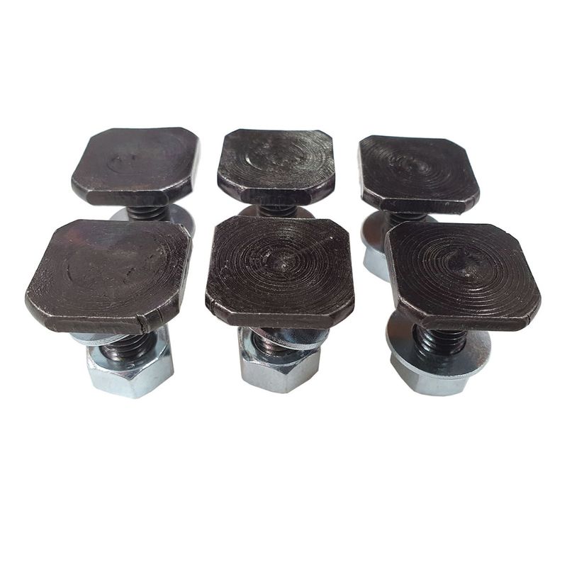 Front Bumper To Iron Bracket Square Head Bolts 6 Pack For HOLDEN COMMODORE VK