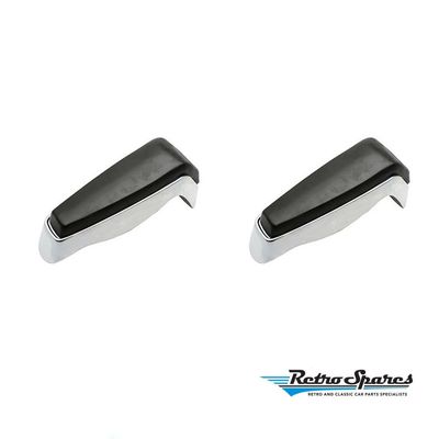 Rear Bumper Bar Overriders Pair for FORD XR XT XW XY ZA ZB ZC ZD