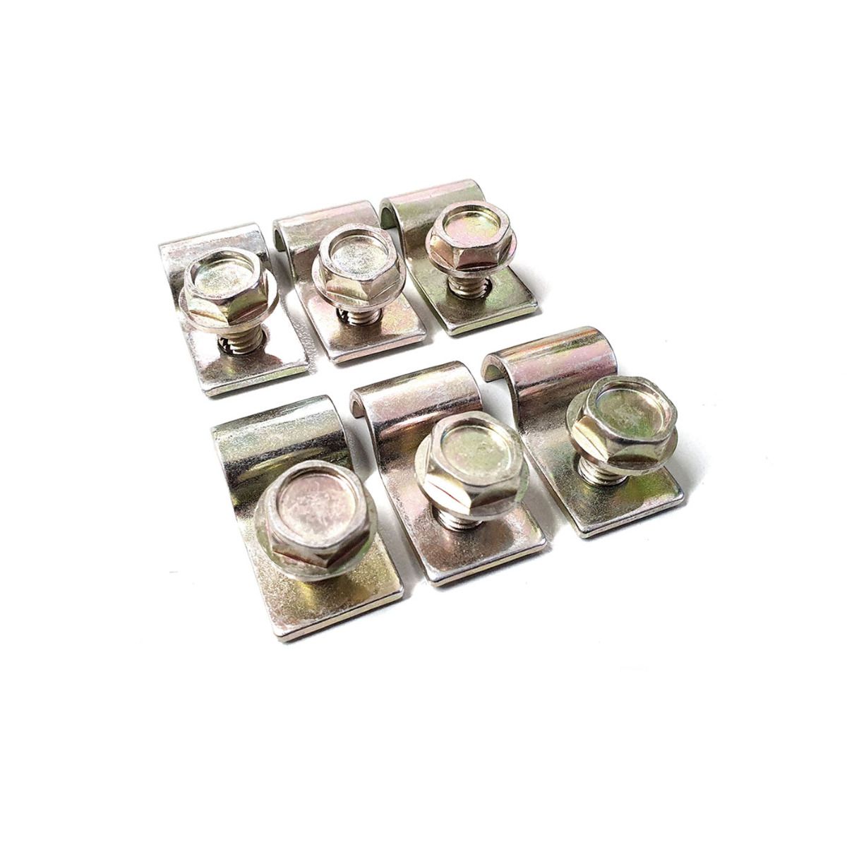 Fuel Line Saddle/Bolt 6pc Kit For FORD FALCON XW-XY XA-XC