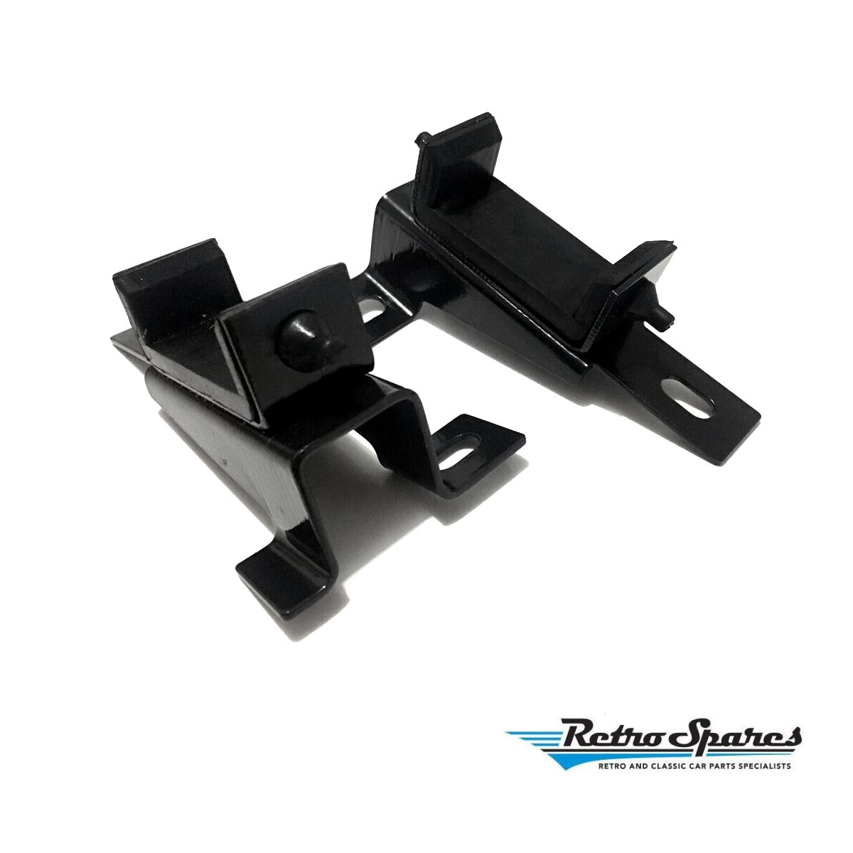 Lower Radiator Mount Brackets with Rubbers Pair for FORD FALCON XW XY GT GS ZC ZD V8 351