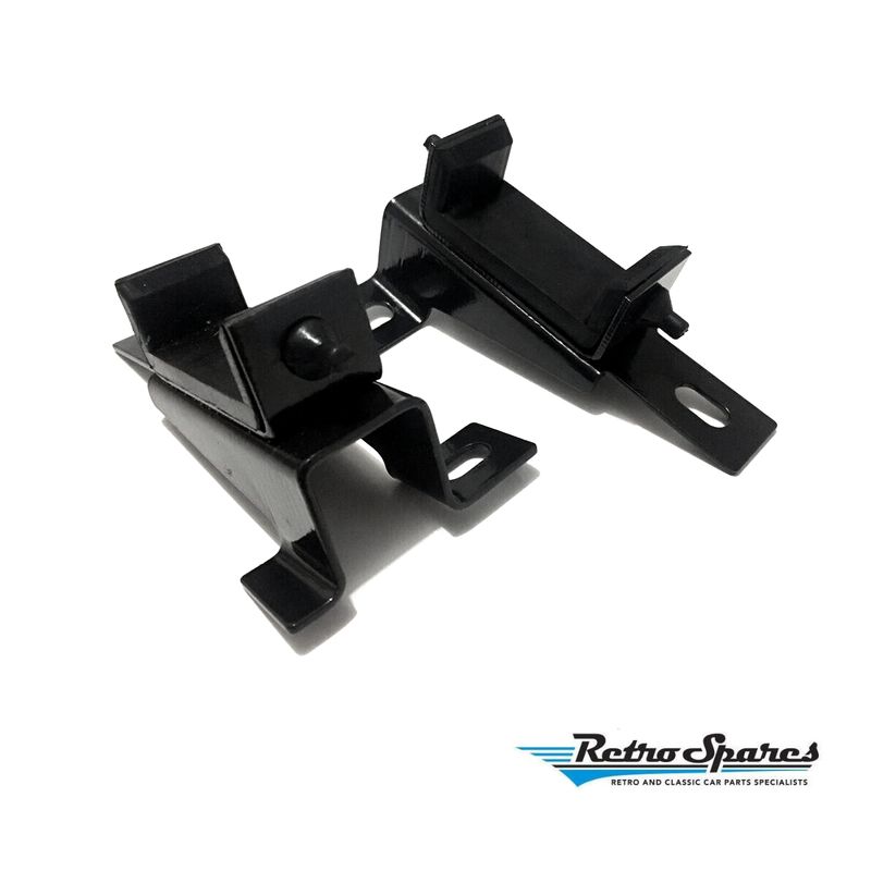 Lower Radiator Mount Brackets with Rubbers Pair for FORD FALCON XW XY GT GS ZC ZD V8 351