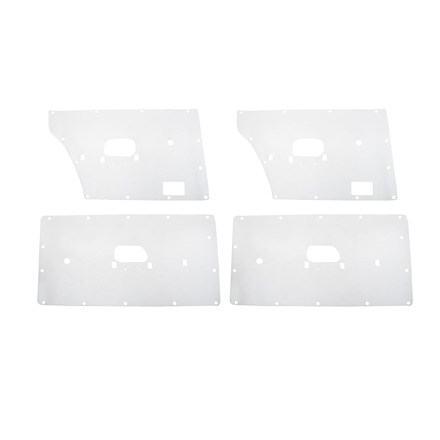 Plastic Door Backing Trim Gasket Insulator Cover Set for FORD XR XT XW XY