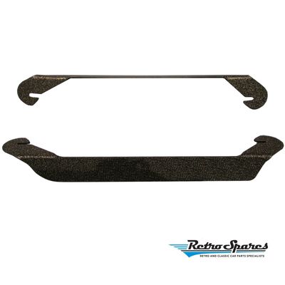 Black Carpet 'B' Pillar Edge Covers Pair for FORD XA XB