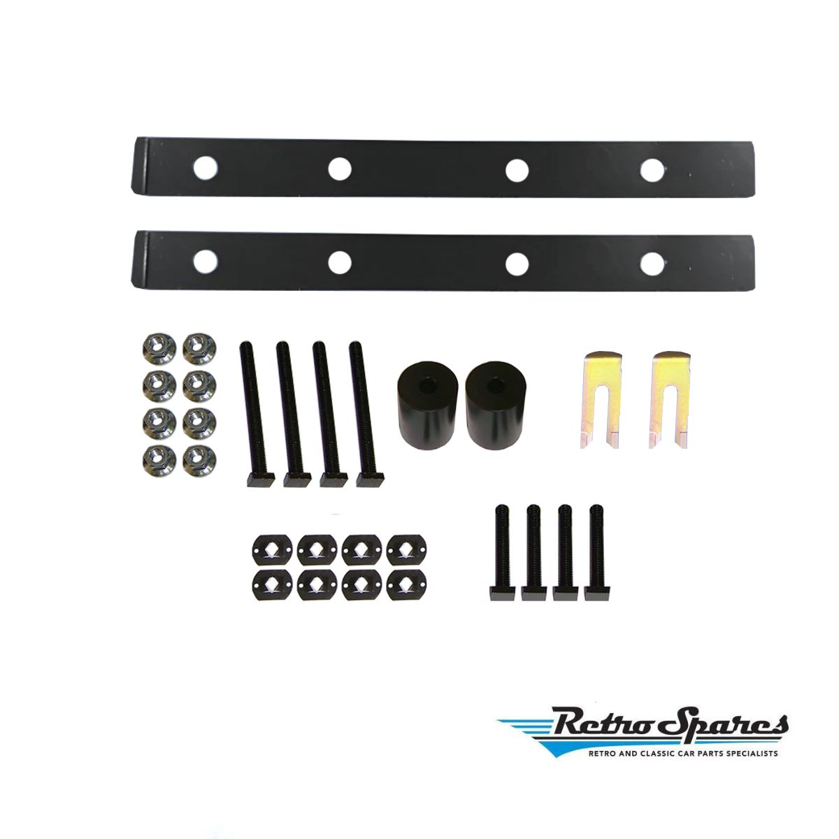 Bucket Seat Nuts & Bolts Kit with Spacers & Tracks for FORD FALCON XY XW XT XR ZD GT GS