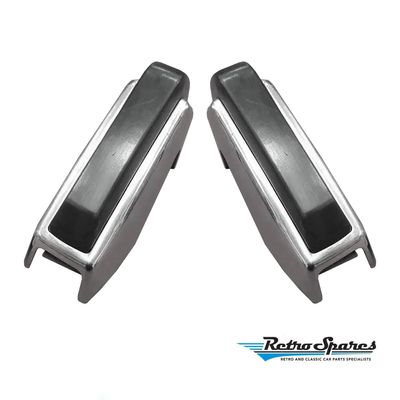 Front Bumper Overriders Pair for FORD XA