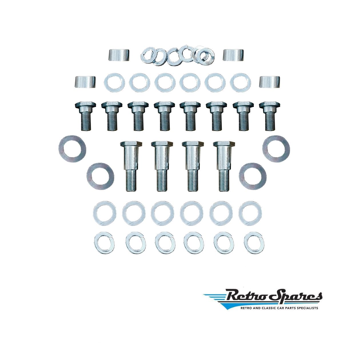 Front & Rear Seatbelt Bolts Kit for FORD XR XY XW