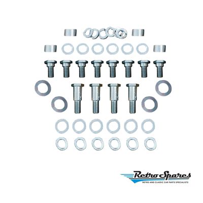 Front & Rear Seatbelt Bolts Kit for FORD XR XY XW