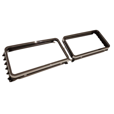 Rectangular Headlight Grille Lamp Surrounds Pair for FORD XC FAIRMONT GXL