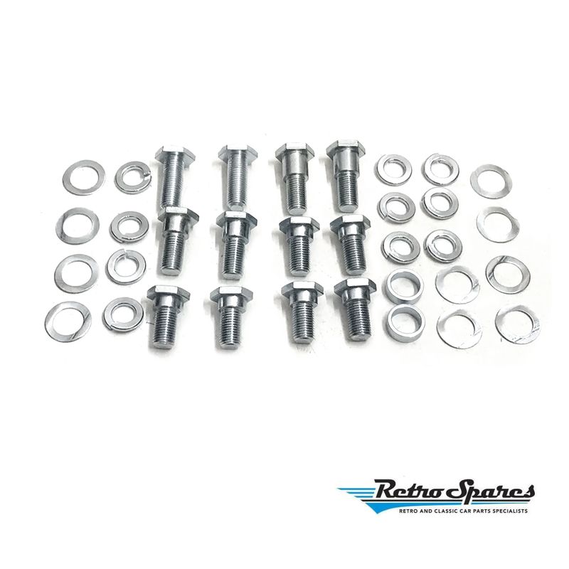 Front & Rear Seatbelt Bolts Kit for FORD XA XB SEDAN