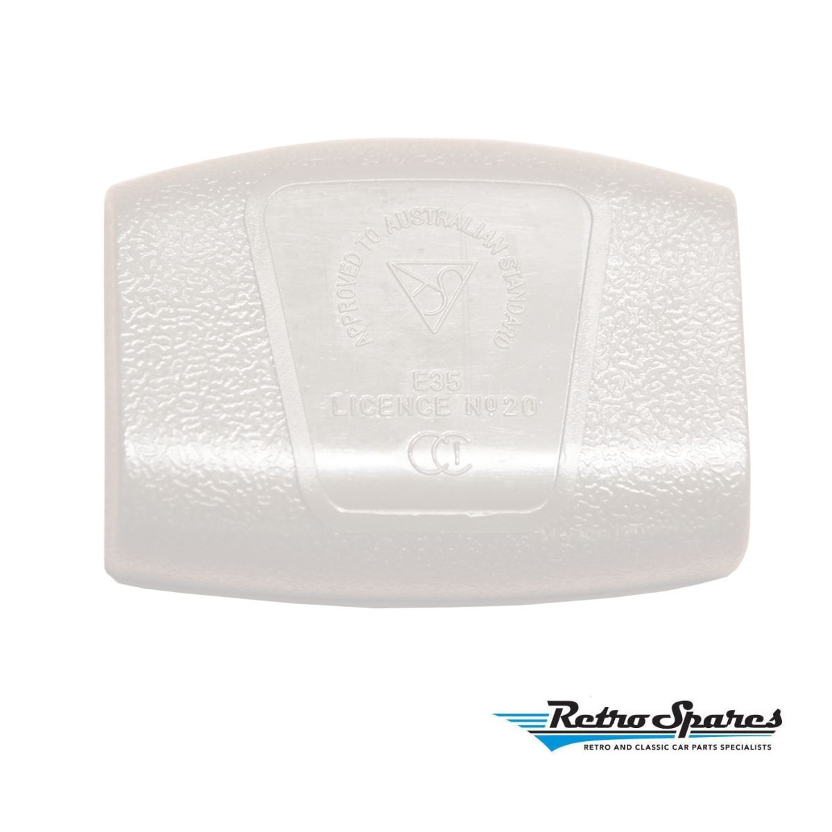 White Seat Belt Adjuster Cap Cover for FORD FALCON FAIRMONT GT GS XY