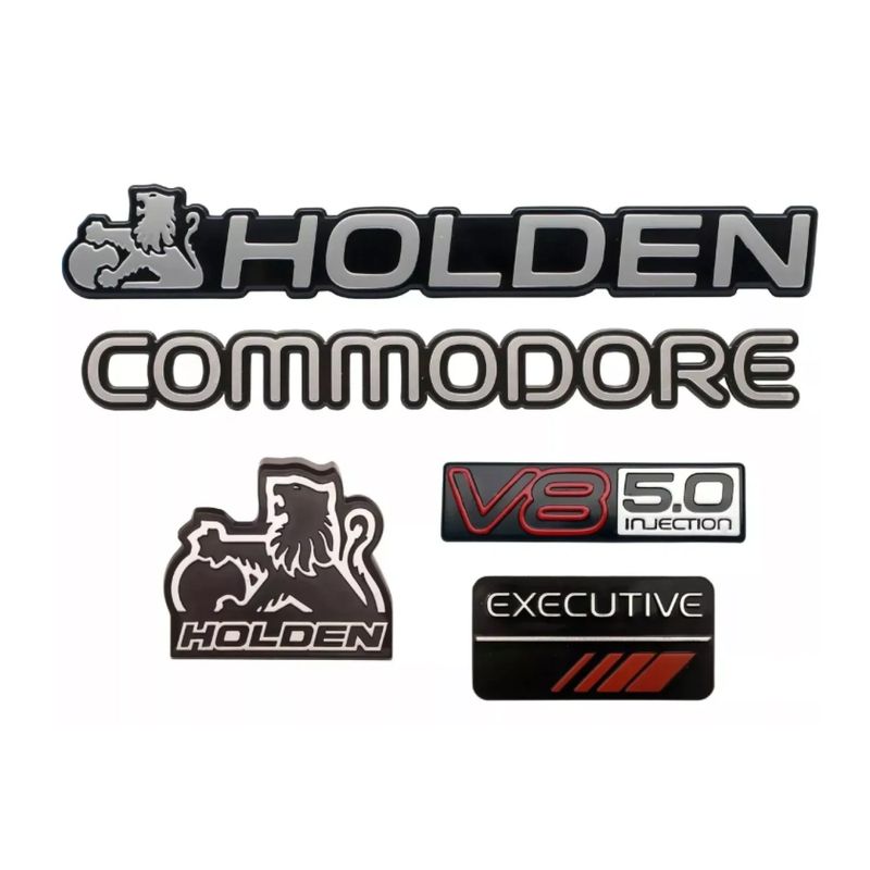Badge Kit for HOLDEN VN COMMODORE EXECUTIVE SEDAN & WAGON 50 LITRE V8