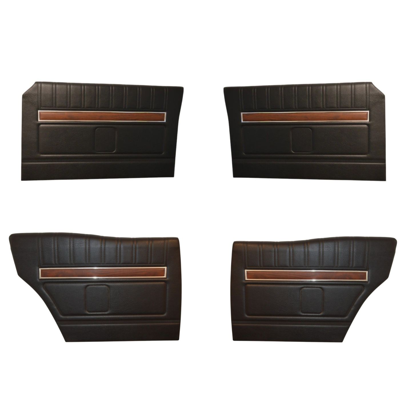 Front & Rear Door Trim Panels for FORD XY GT SEDAN - MANUAL WINDOWS - EXCHANGE PROGRAM