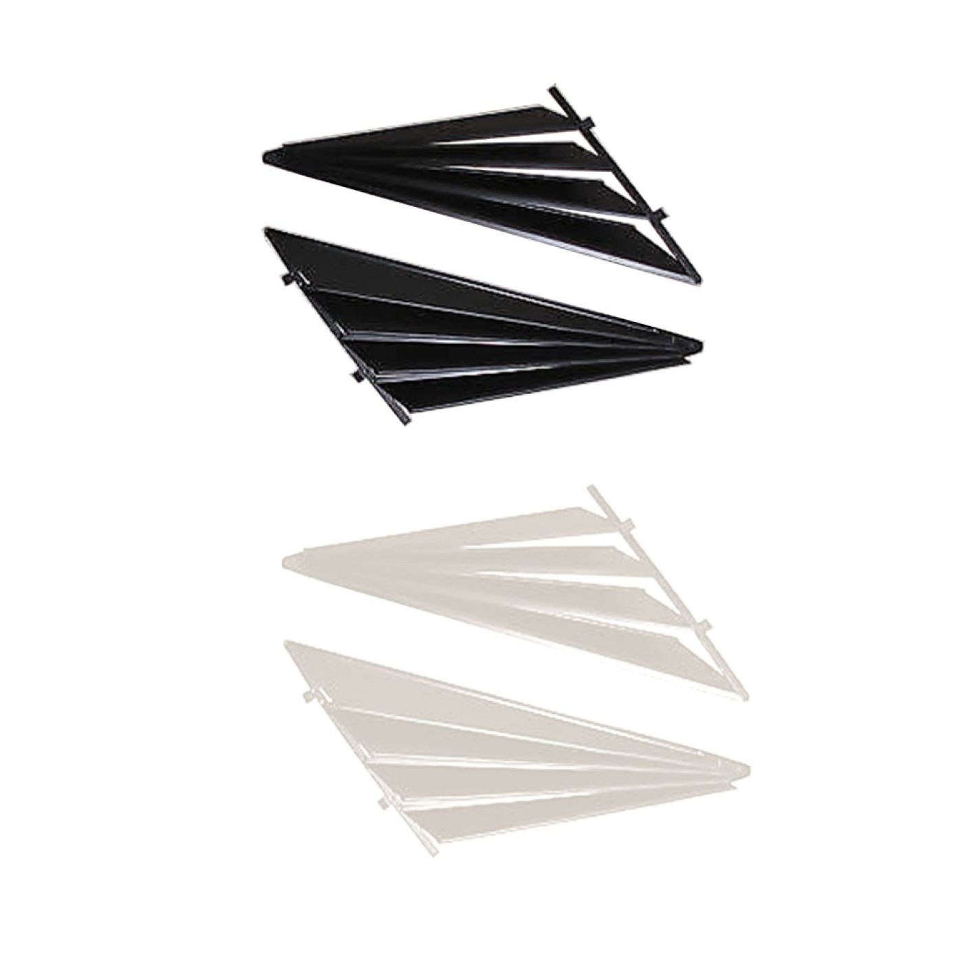 VENETIAN BLIND AUTO SHADE FOR TOYOTA LEXCEN FAN TYPE QUARTER SIDES PAIR 1992 - 1997