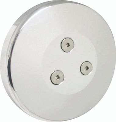Polished clutch cover Model 508 compressor V-groove and multi-groove
