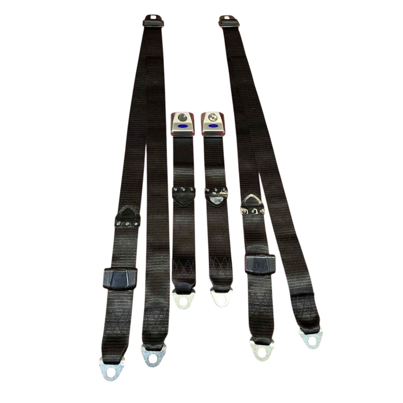 Seat Belt Kit Black 2 pce for FORD XY FALCON UTE
