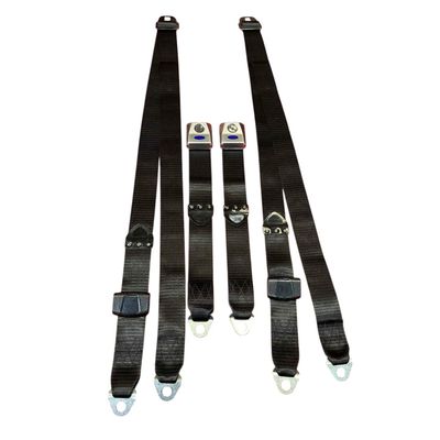 Seat Belt Kit Black 2 pce for FORD XY FALCON UTE