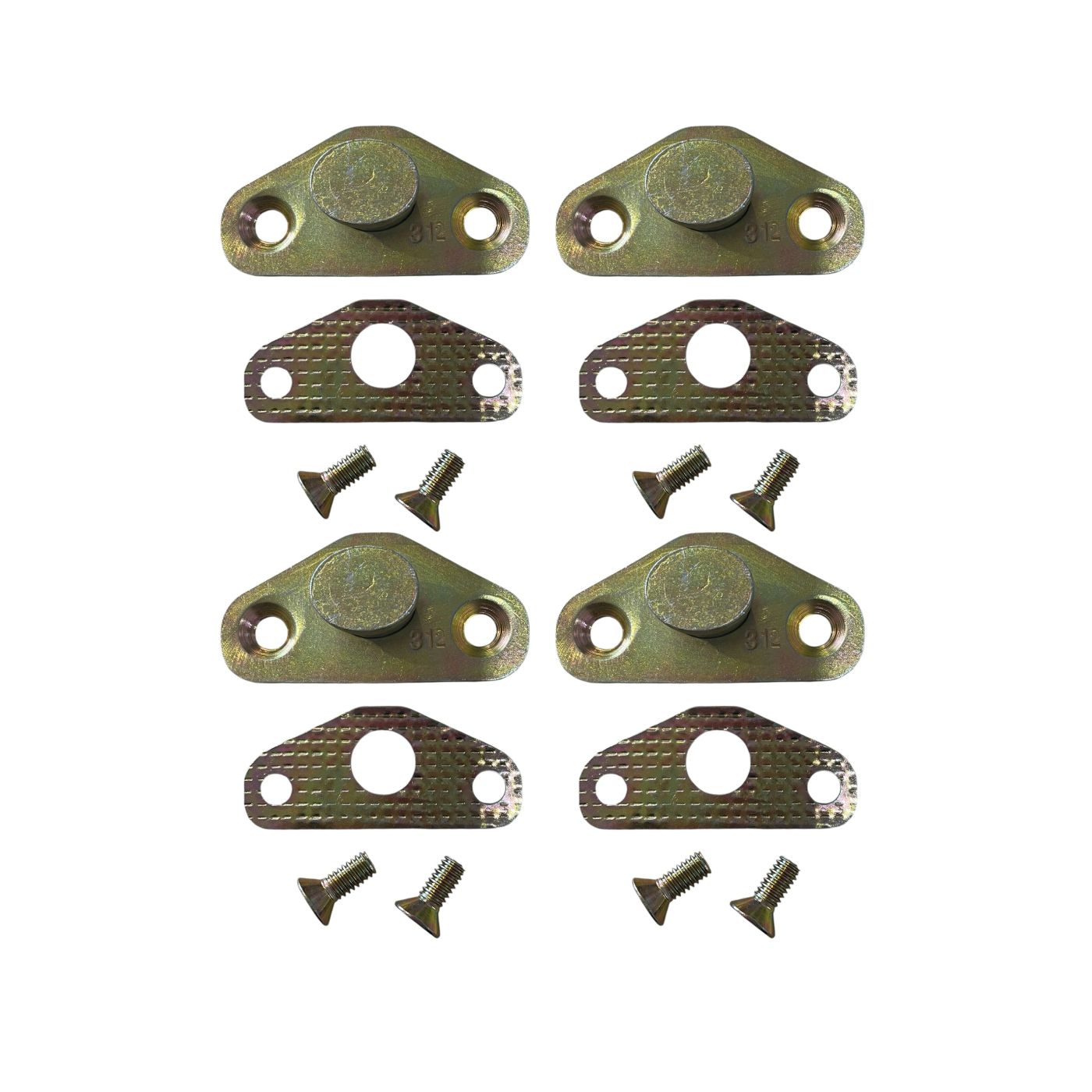 Door Latch Striker Plate Kit 4pc for FORD XR XT XW XY XA XB GT GS