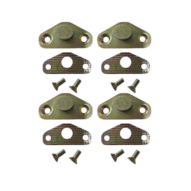 Door Latch Striker Plate Kit 4pc for FORD XR XT XW XY XA XB GT GS