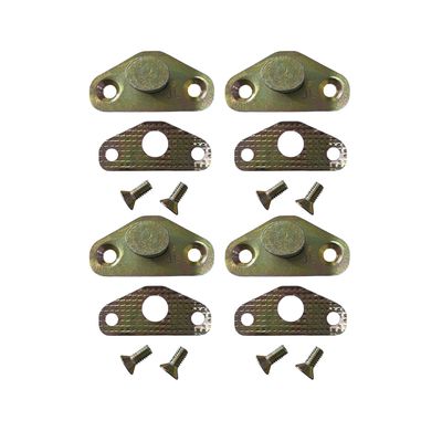 Door Latch Striker Plate Kit 4pc for FORD XR XT XW XY XA XB GT GS