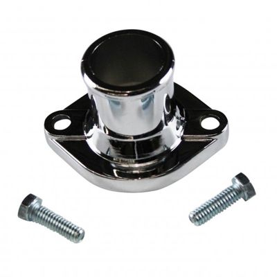 Thermostat Housing Water Neck for FORD CLEVELAND V8 302, 351, 400 & 429, 460, Big Block - Chromed "O" Ringed with Bolts
