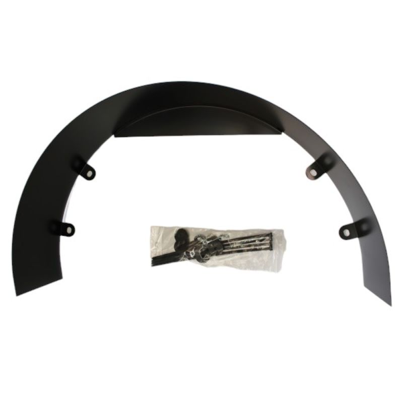 Radiator Fan Shroud Metal Black 5 Inch Wide 20 Inch Diameter Universal Fit Includes Mounting Hardware