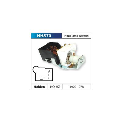 Headlamp Switch for HOLDEN HQ HJ HX HZ