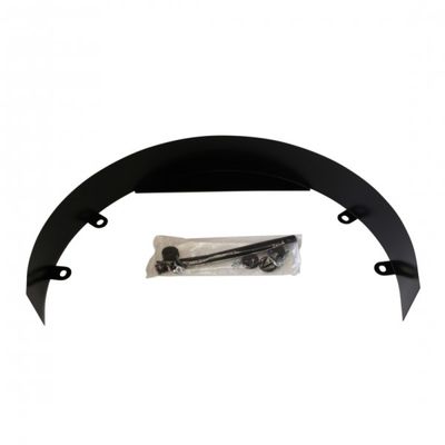 Radiator Fan Shroud Metal Black 3 Inch Wide 20 Inch Diameter Universal Fit Includes Mounting Hardware