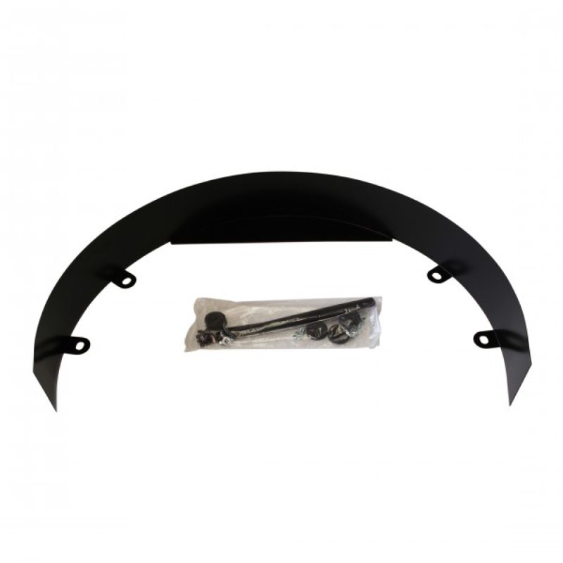 Radiator Fan Shroud Metal Black 3 Inch Wide 20 Inch Diameter Universal Fit Includes Mounting Hardware