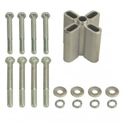 Engine Fan Spacer 2.25" Thick (Female 5/8" Pilot) Aluminium Kit Derale 31540