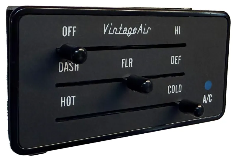 Vintage Air - 3 Lever Panel Gen IV Anodized