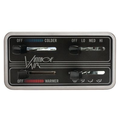 Vintage Air - Base Model Horizontal 4-Lever Gen II Fingertip Control Panel (Machined) Vintage Air - Base Model Horizontal 4-Lever Gen II Fingertip Control Panel (Machined)