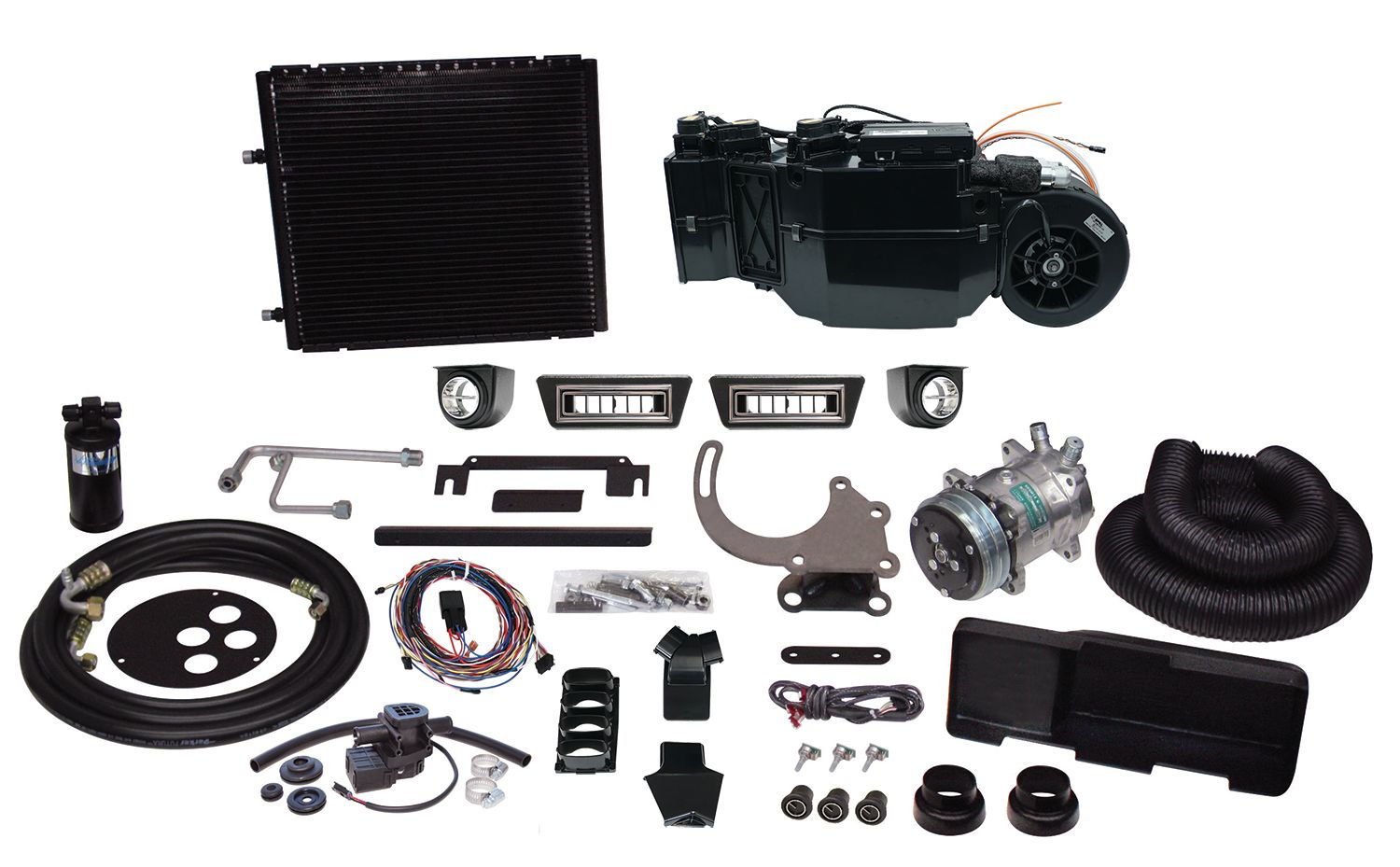 1966-1977 Ford Bronco Gen 5 SureFit Complete Kit with 4-Vent Plenum - 941702 1966-1977 Ford Bronco Gen 5 SureFit Complete Kit with 4-Vent Plenum - 941702