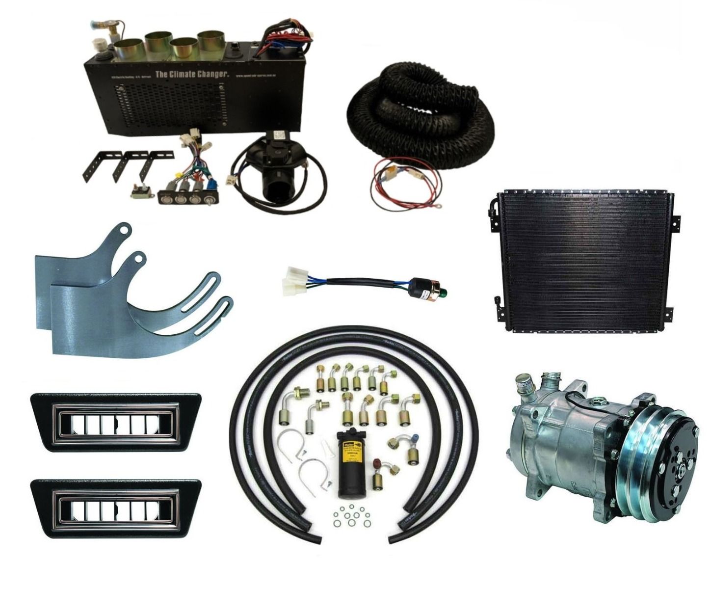 CHRYSLER VALIANT VE-VF-VG 6 CYL A/C SYSTEM HEAT/COOL/DEFROST COMPLETE PACKAGE (ELECTRIC HEAT) CHRYSLER VALIANT VE-VF-VG 6 CYL A/C SYSTEM HEAT/COOL/DEFROST COMPLETE PACKAGE (ELECTRIC HEAT)