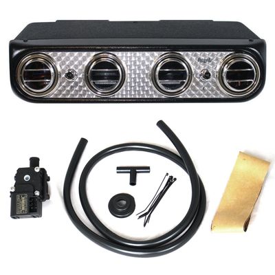 Vintage Air - Heritage Engine Turned Evap Cool Only