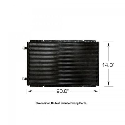 Vintage Air - Horizontal SuperFlow Condenser with brackets 14 Vintage Air - Horizontal SuperFlow Condenser with brackets 14" tall x 20" wide x .83" thick