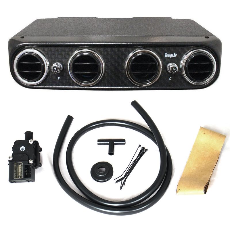 Vintage Air - PC Heritage Turned Black Evap Cool Only