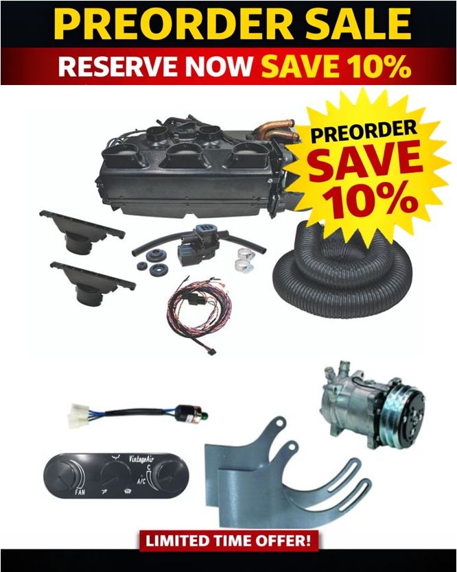 HOLDEN TORANA LC-LJ VINTAGE AIR HEAT/COOL/DEFROST A/C SYSTEM COMPLETE