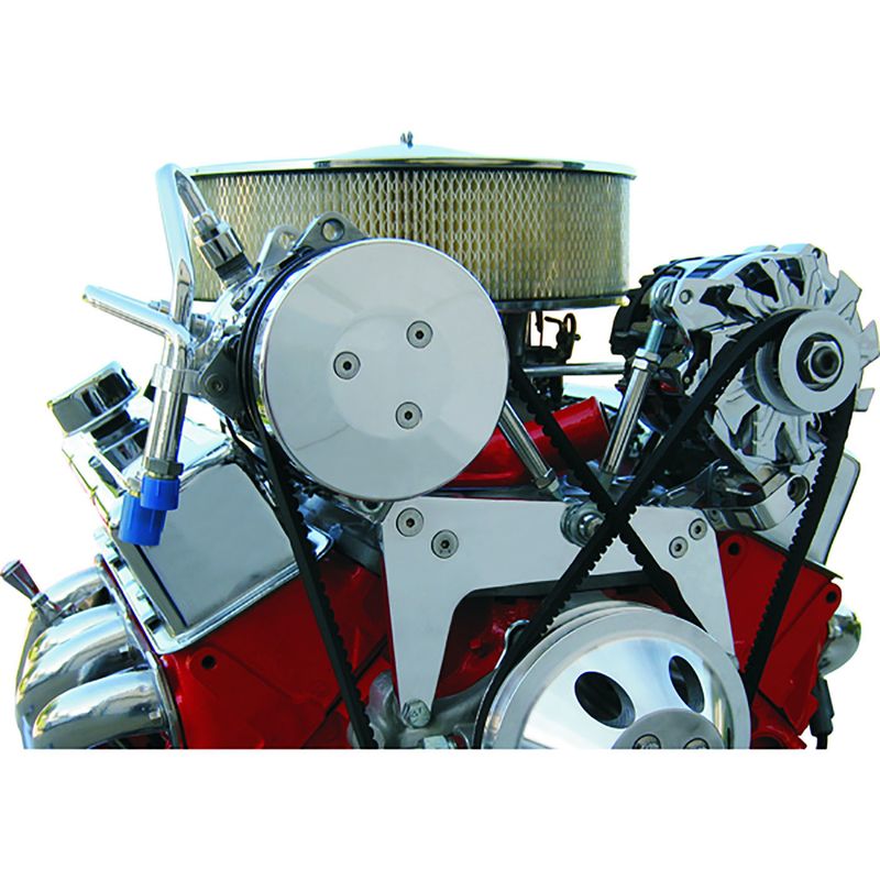 Vintage Air - ProLineTM Bracket Compressor/Alternator for Long Water Pump Vintage Air - ProLineTM Bracket Compressor/Alternator for Long Water Pump