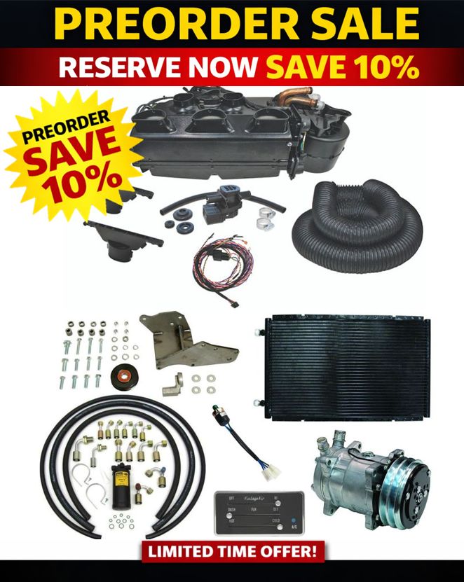 FORD FALCON XA-XB-XC VINTAGE AIR HEAT/COOL/DEFROST A/C SYSTEM COMPLETE