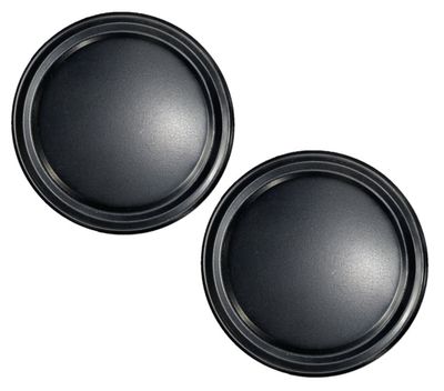 HOLDEN HK HT HG BONNET CIRCULAR BLANK OFF COVER PLATES (PAIR) HOLDEN HK HT HG BONNET CIRCULAR BLANK OFF COVER PLATES (PAIR)