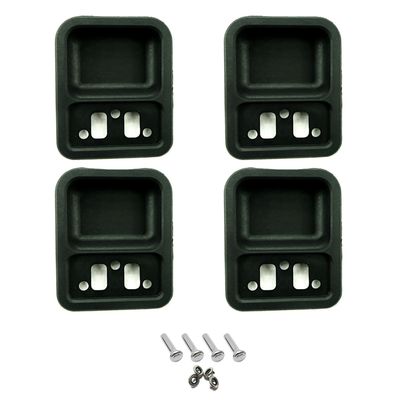 Black Door Handle Cup Kit with Door Lock Knobs & Surrounds for FORD XR XT XW XY Black Door Handle Cup Kit with Door Lock Knobs & Surrounds for FORD XR XT XW XY